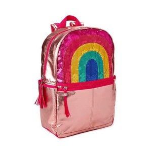 Kids rainbow metallic backpack